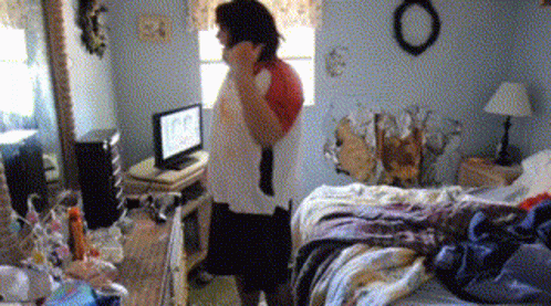 Man With Autism Attacking Self GIF