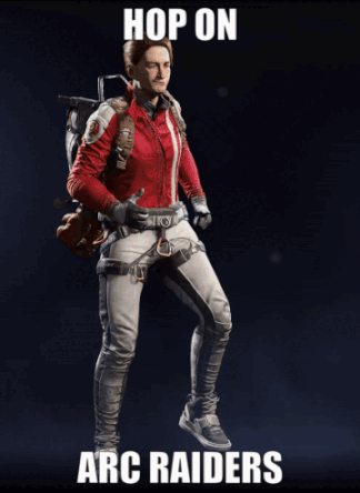 Man With Backpack Hop On Arc Raiders