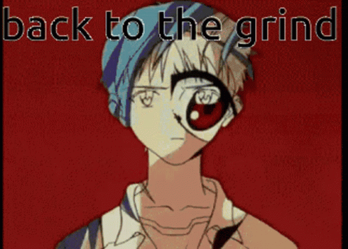 Man With Bandage Saying Back to the Grind