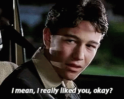 Man with Bandage Saying I Liked You