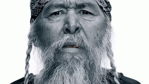 Man With Bandana And Beard GIF