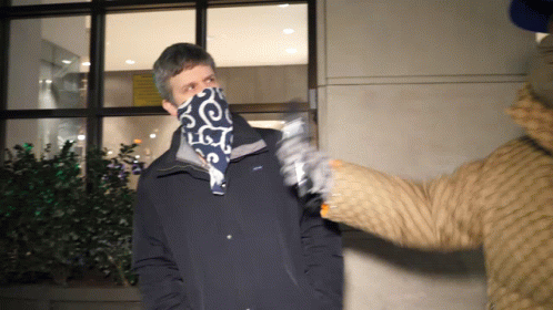 Man with Bandana Threatened