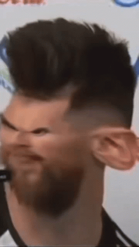 Man with Beard and Big Haircut