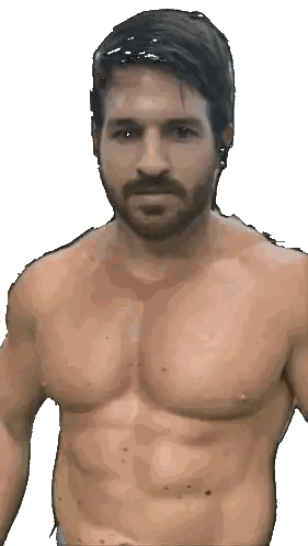 Man with Beard and Blue Eyes