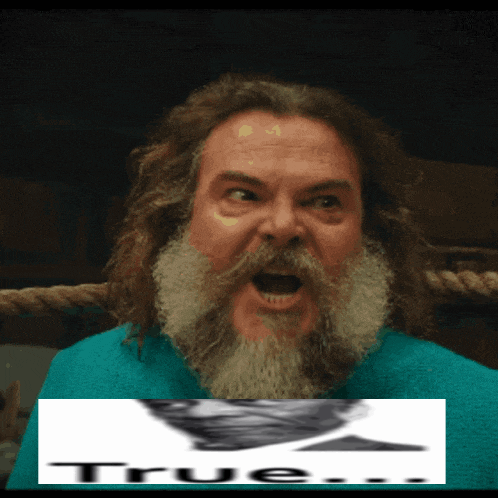 Man With Beard And Blue Shirt True GIF