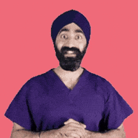 Man With Beard and Blue Turban