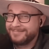 Man with Beard and Cowboy Hat