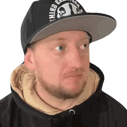 Man with Beard and Crew Hat