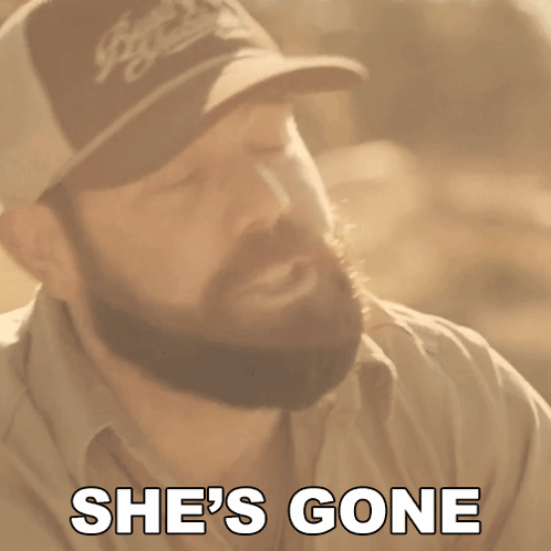 Man with Beard and Gone Hat