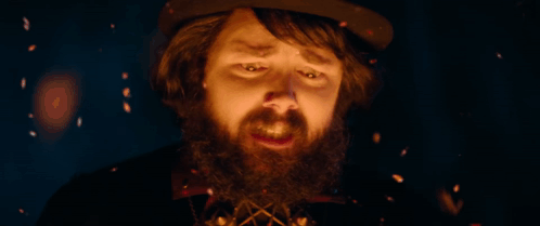 Man With Beard And Hat Says How Deep Does That Hole GIF