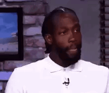 Man With Beard And Microphone GIF