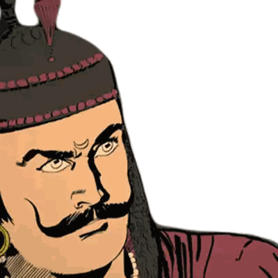 Man with Beard and Mustache
