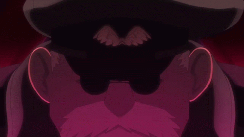 Man with Beard and Mustache in Pink Jacket