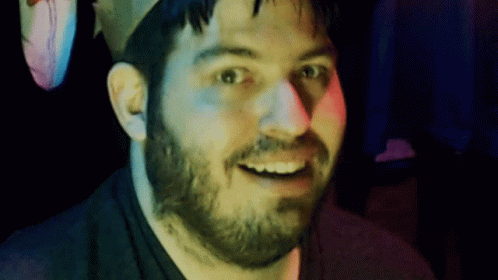 Man with Beard and Paper Crown