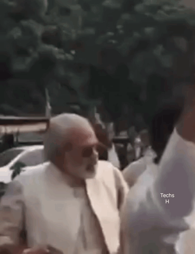 Man With Beard and Sunglasses Talking