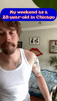 Man With Beard and Tattoos in White Tank Top