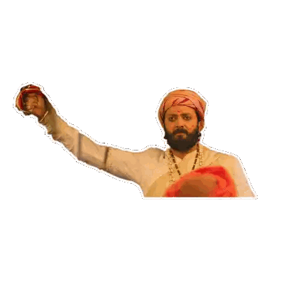 Man with Beard and Turban Fist Pump Har Har Mahadev