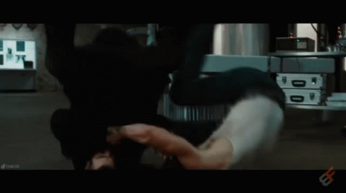Man With Beard And White Tank Top Arms Out GIF