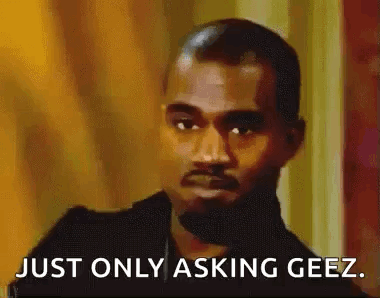 Man With Beard Asking Geez GIF