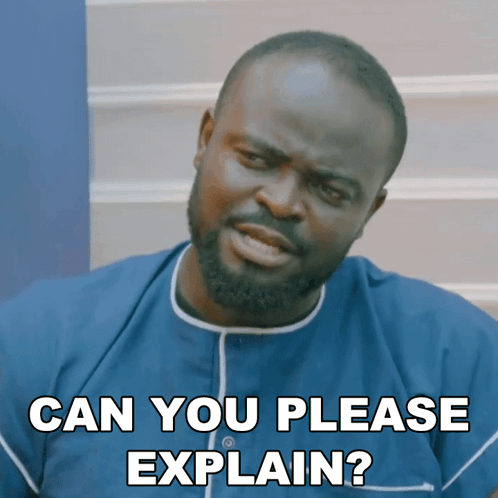 Man With Beard Asking Please Explain