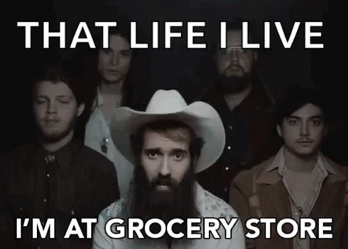 Man With Beard Cowboy Hat Life I Live GIF