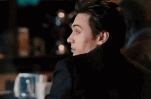 Man With Beard Drinking Glass GIF