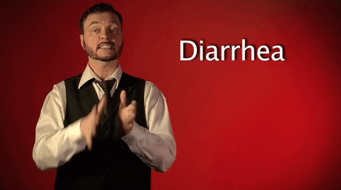 Man With Beard Explaining Explosive Diarrhea GIF