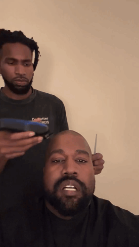 Man With Beard Getting Haircut