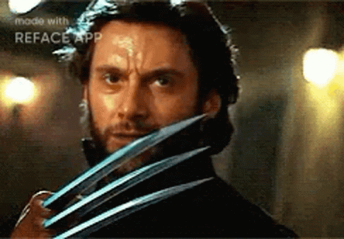 Man with Beard Holding Claws