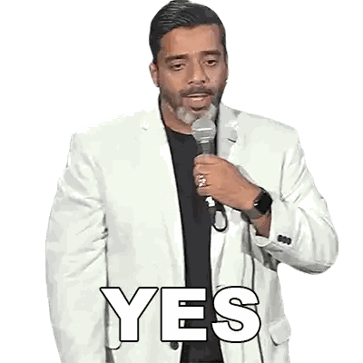 Man with Beard Holding Microphone