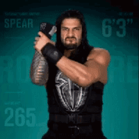 Man With Beard Holding Spear GIF