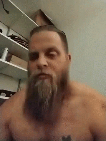 Man With Beard In Black Hood GIF
