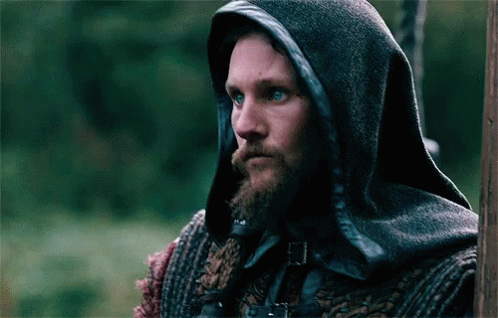 Man With Beard In Black Hood GIF