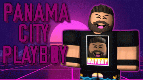 Man With Beard In Black Shirt Saying Baybay GIF