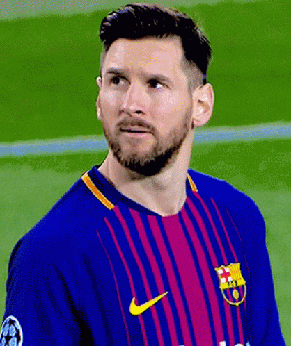 Man with Beard in Blue and Purple Nike Jersey