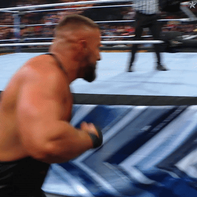 Man With Beard In Boxing Ring GIF