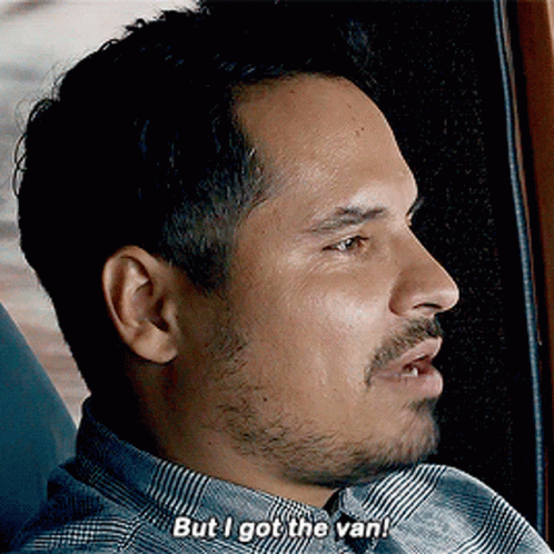 Man With Beard in Car Saying But I Got the Van
