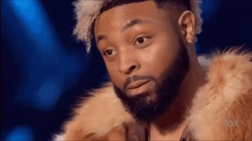 Man With Beard In Fur Coat GIF