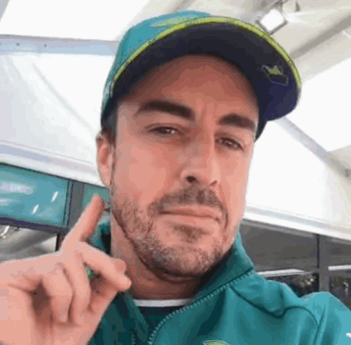Man With Beard In Green Jacket And Hat GIF