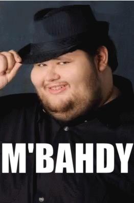 Man With Beard in Hat Saying M'bahdy