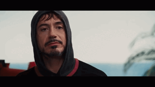 Man with Beard in Hoodie
