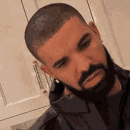 Man With Beard In Leather Jacket GIF
