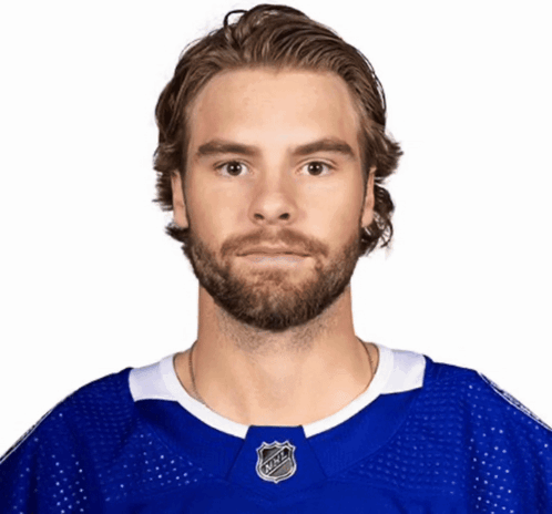 Man with Beard in NHL Jersey