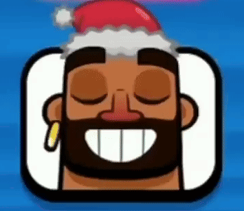 Man With Beard in Santa Hat Smiling