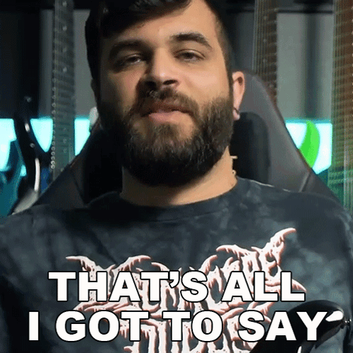 Man With Beard In Tie Dye Shirt Saying That GIF