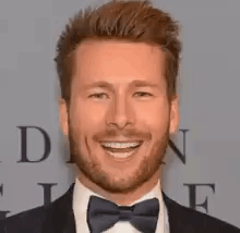 Man With Beard In Tuxedo And Bow Tie GIF