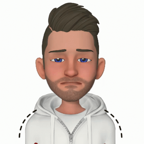 Man With Beard In White Hoodie GIF