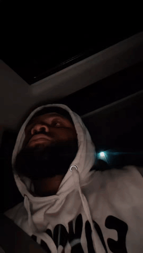 Man With Beard in White Hoodie With Letter N