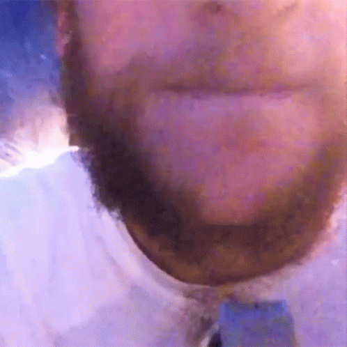 Man With Beard In White Shirt GIF