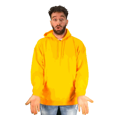 Man with Beard in Yellow Hoodie